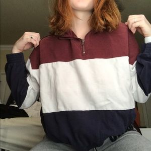 PacSun Color Block Vintage Style Sweater